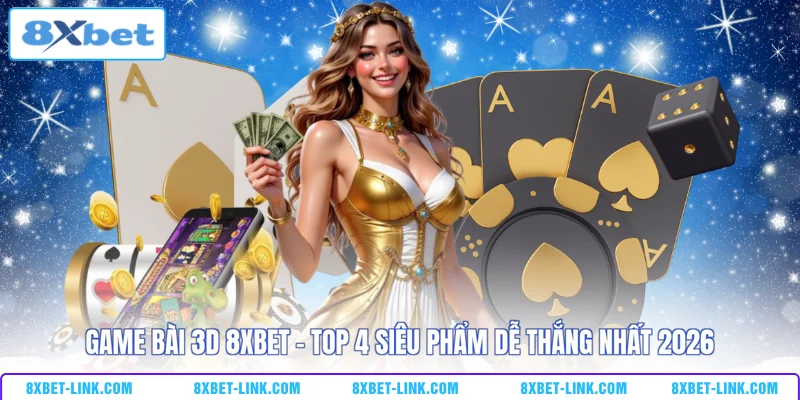 Game Bài 3D 8XBET - Top 4 Siêu Phẩm Dễ Thắng Nhất 2026 Game bài 3D 8XBET - Top 4 siêu phẩm dễ thắng nhất 2026